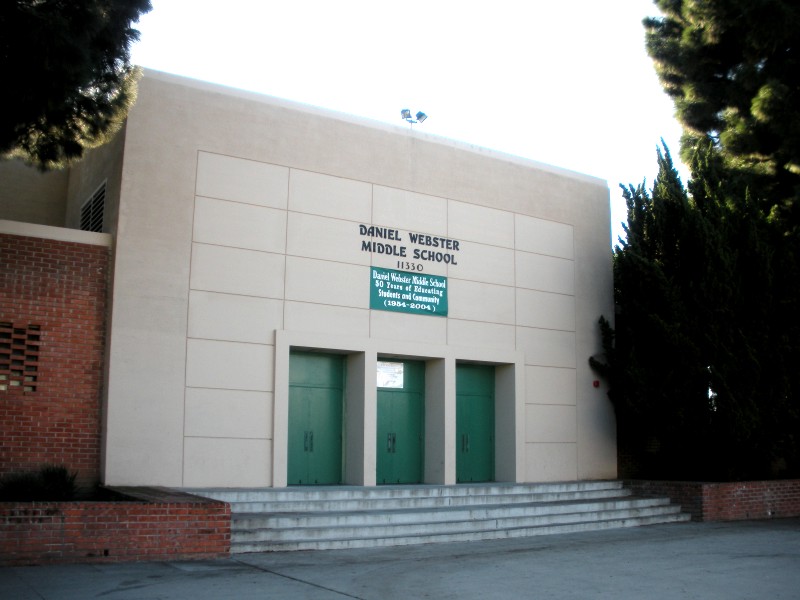 Daniel Webster Middle School Los Angeles Unified School District History